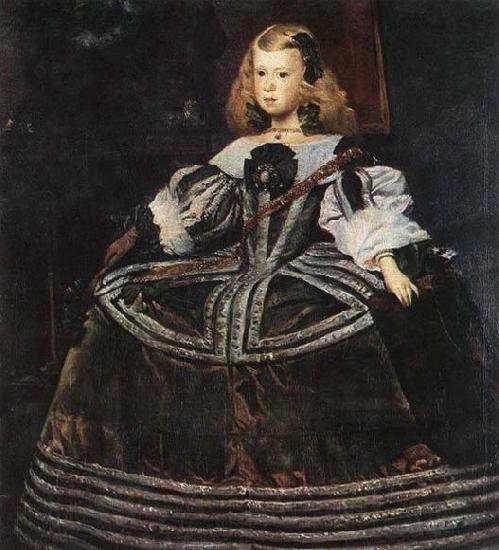 VELAZQUEZ, Diego Rodriguez de Silva y Portrait of the Infanta Margarita Spain oil painting art
